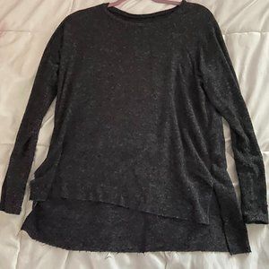 Black and white marl sweater